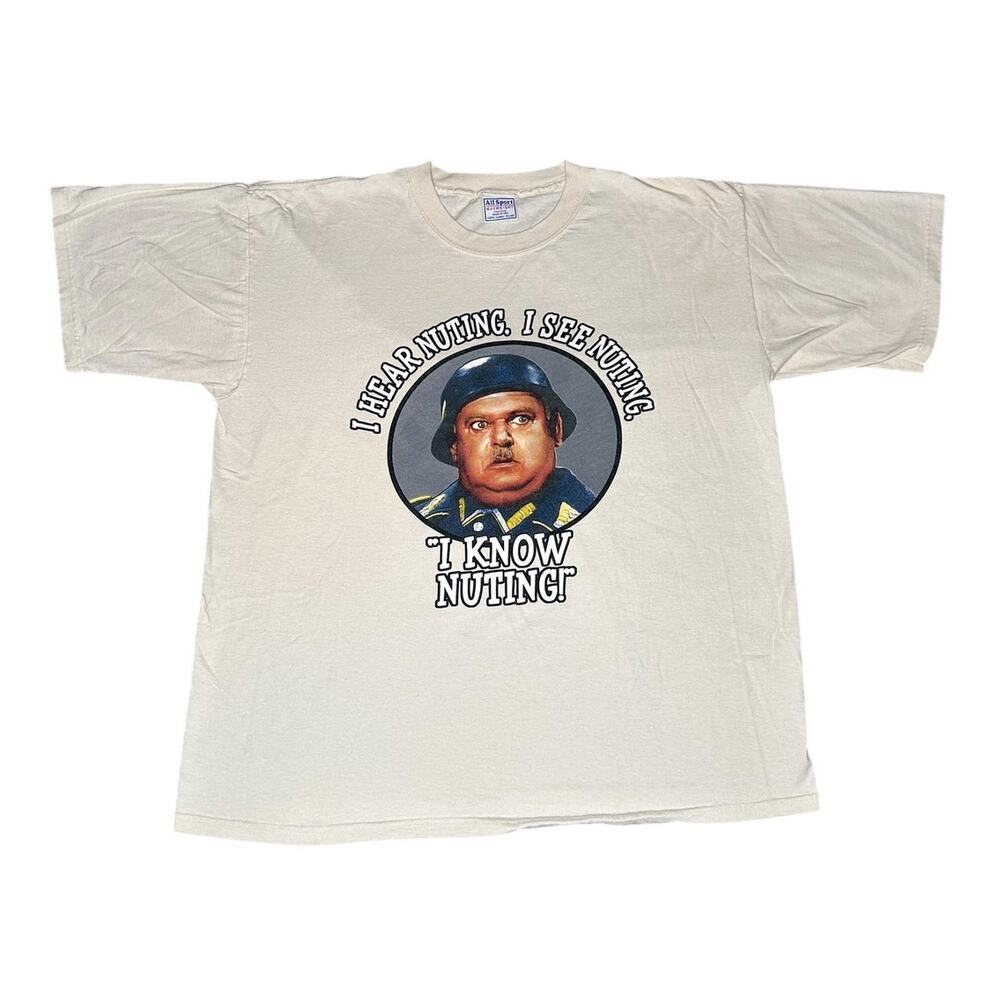 Vintage Hogan's Heroes Sgt Schultz I Know Nuting T-Shirt
